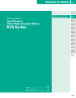 ORIENTAL MOTOR KIIS CATALOG KIIS SERIES: HIGH EFFICIENCY THREE-PHASE INDUCTION STANDARD AC MOTORS